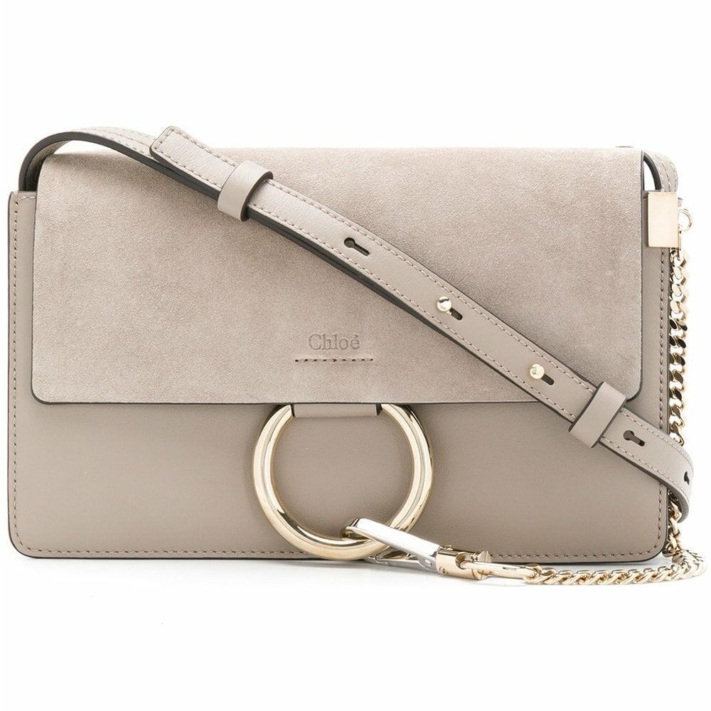 Chloe ‘Faye’ Crossbody Bag with Metal Ring Detail